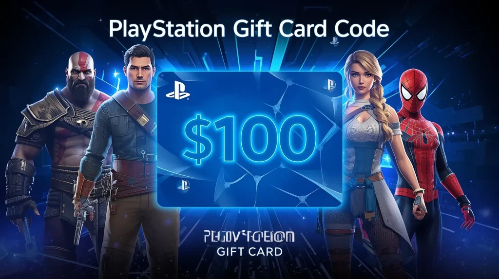 Free PlayStation Gift Card Codes 2025 β 100% Working & Safe Methods